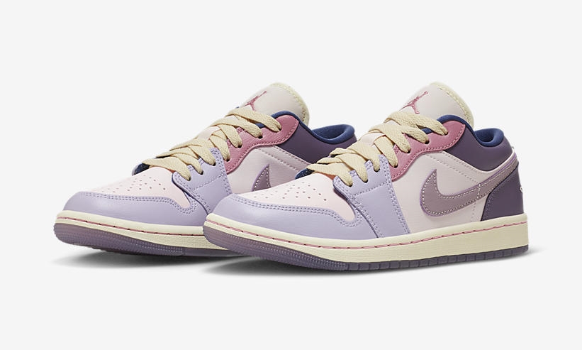 海外 9月 発売予定！ナイキ ウィメンズ エア ジョーダン 1 ロー “セイル/ピンク/パープル” (NIKE WMNS AIR JORDAN 1 LOW “Sail/Pink/Purple”) [DZ2768-651]