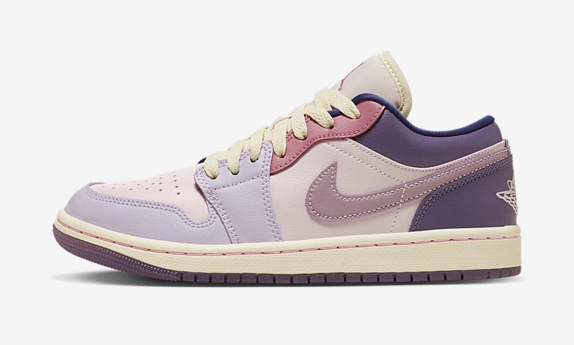 海外 9月 発売予定！ナイキ ウィメンズ エア ジョーダン 1 ロー “セイル/ピンク/パープル” (NIKE WMNS AIR JORDAN 1 LOW “Sail/Pink/Purple”) [DZ2768-651]