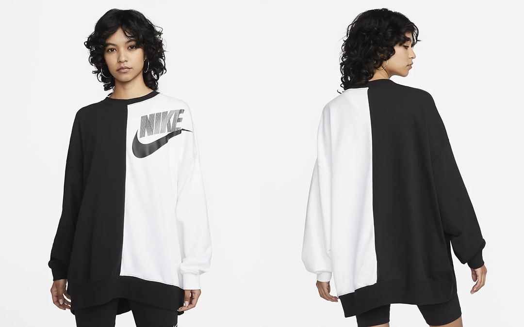 NIKE NWS Over-Oversized Fleece Dance Sweatshirt (ナイキ スポーツウェア オーバーサイズ フリース ダンス スウェットシャツ) [DV0328-010/DV0328-410/DV0328-501/DV0328-652/DV0328-693]