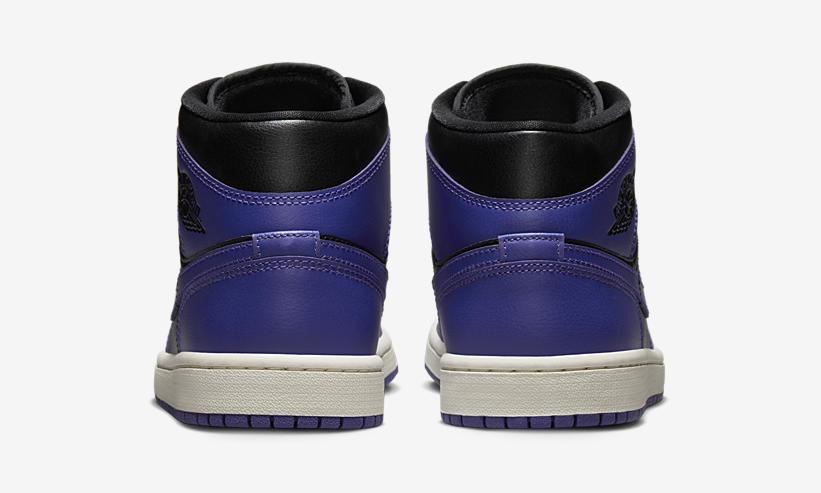 【国内 10/15 発売】ナイキ ウィメンズ エア ジョーダン 1 ミッド “ブラック/パープル” (NIKE WMNS AIR JORDAN 1 MID “Black/Purple”) [BQ6472-051]