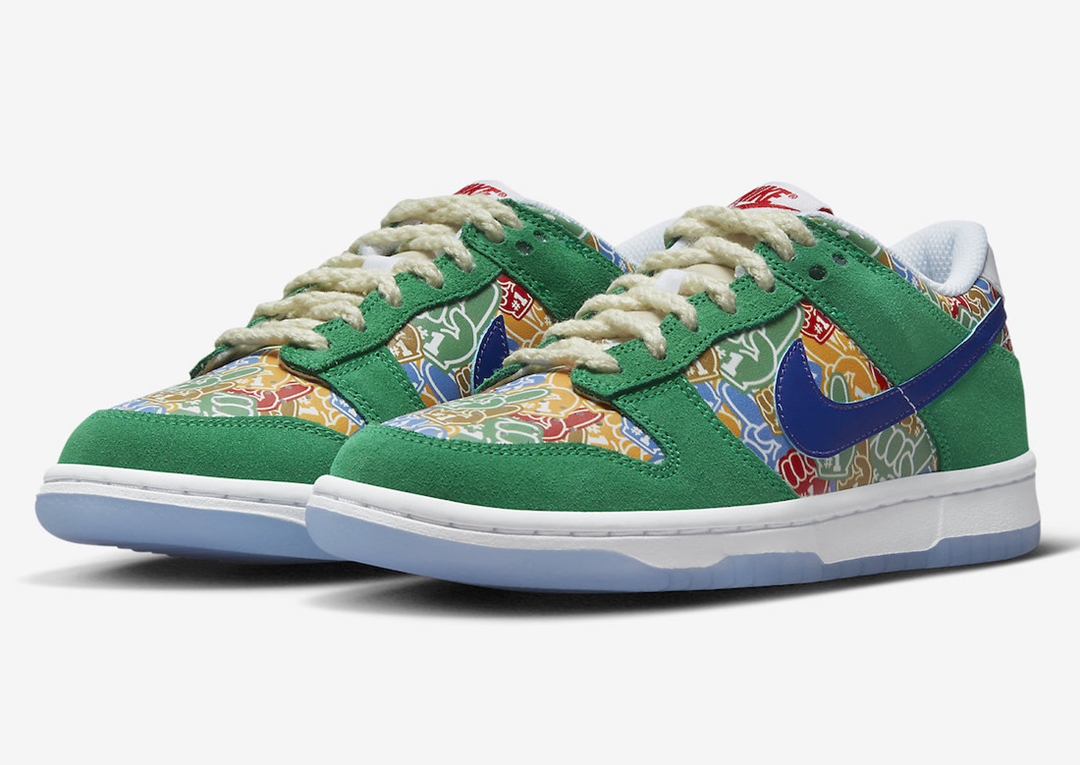 海外 12/14 発売予定！ナイキ GS ダンク ロー “フォームフィンガー/スタジアムグリーン” (NIKE GS DUNK LOW “Foam Finger/Stadium Green”) [DZ5184-300]