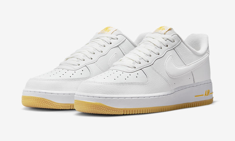 2022年 発売予定！ナイキ エア フォース 1 ロー "ホワイト/イエロー/ガム" (NIKE AIR FORCE 1 LOW "White/Yellow/Gum") [DZ4512-100]