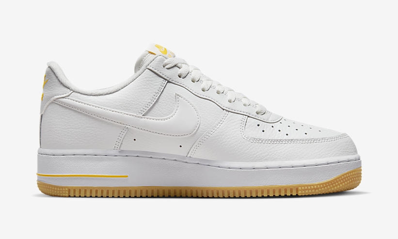 2022年 発売予定！ナイキ エア フォース 1 ロー “ホワイト/イエロー/ガム” (NIKE AIR FORCE 1 LOW “White/Yellow/Gum”) [DZ4512-100]