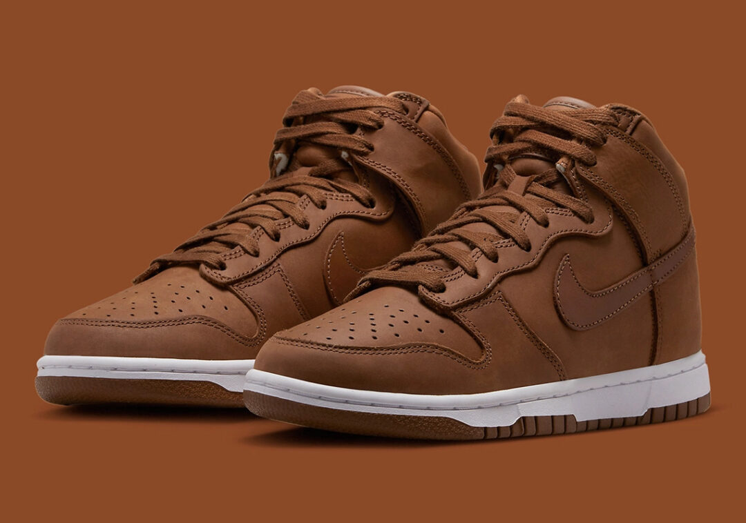 2022年 発売予定！ナイキ ダンク ハイ プレミアム "ブラウン/ホワイト" (NIKE DUNK HIGH PREMIMUM "Brown/White")