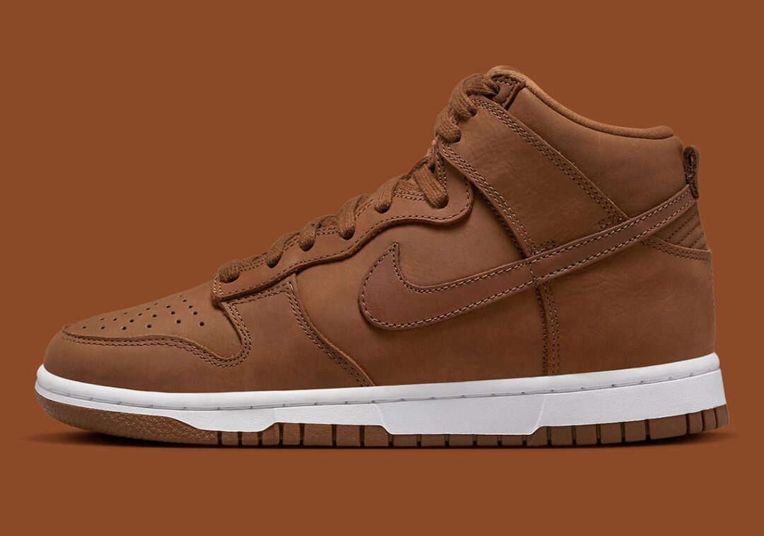 2022年 発売予定！ナイキ ダンク ハイ プレミアム “ブラウン/ホワイト” (NIKE DUNK HIGH PREMIMUM “Brown/White”)