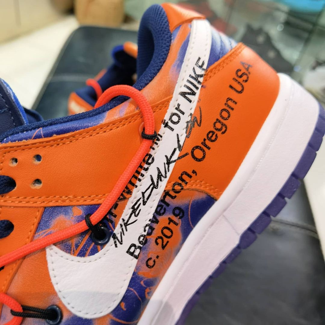 海外 4/5~4/14 オークションに出品！オフホワイト × フューチュラ × ナイキ ダンク ロー (OFF-WHITE FUTURA NIKE DUNK LOW) [DD0856-403/DD0856-801]