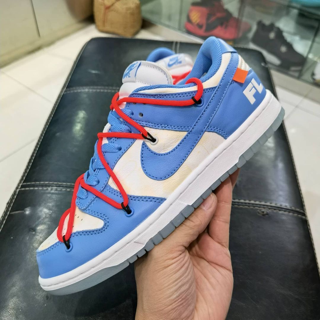 海外 4/5~4/14 オークションに出品！オフホワイト × フューチュラ × ナイキ ダンク ロー (OFF-WHITE FUTURA NIKE DUNK LOW) [DD0856-403/DD0856-801]