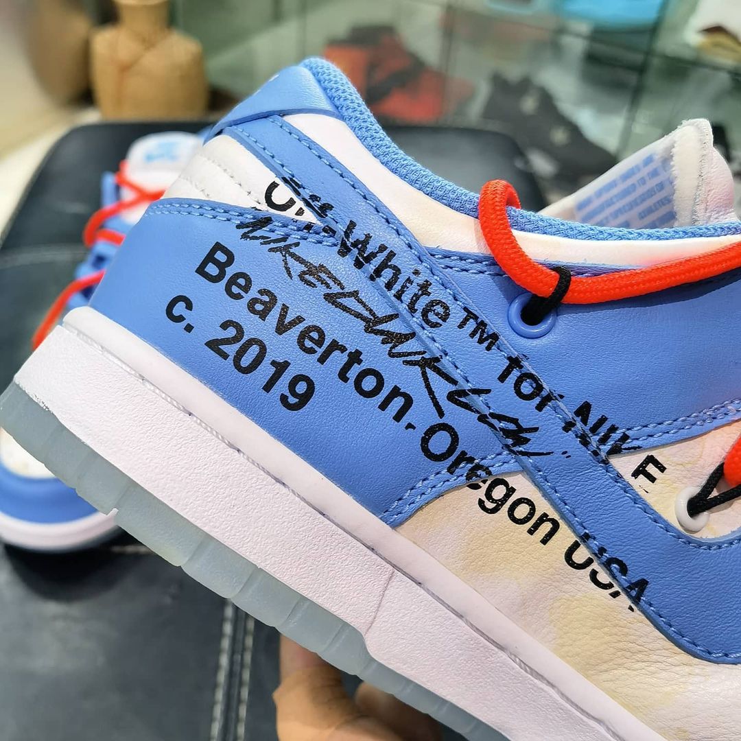 海外 4/5~4/14 オークションに出品！オフホワイト × フューチュラ × ナイキ ダンク ロー (OFF-WHITE FUTURA NIKE DUNK LOW) [DD0856-403/DD0856-801]