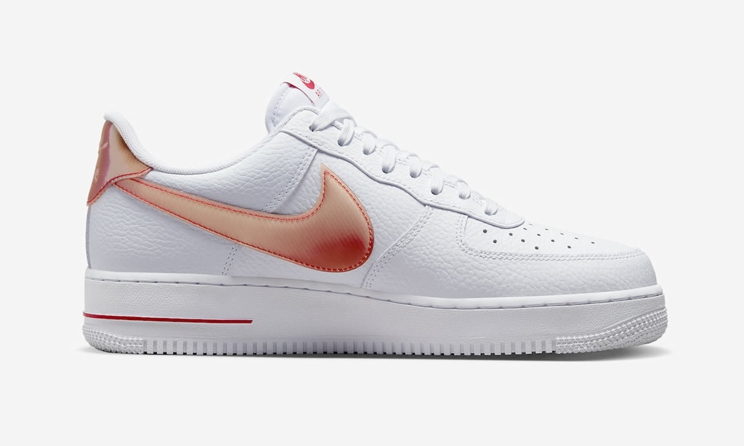 2022年 発売予定！ナイキ エア フォース 1 ロー “ジャンボスウッシュ/ホワイト/レッド” (NIKE AIR FORCE 1 LOW “Jumbo Swoosh/White/Red”) [DV3505-100]