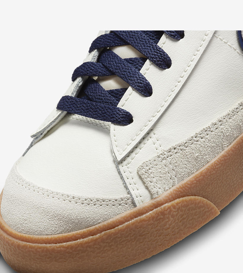 2022年 発売予定！ナイキ ブレーザー ミッド “ホワイト/ネイビー/ガム” (NIKE BLAZER MID “White/Navy/Gum”) [DQ7672-100]