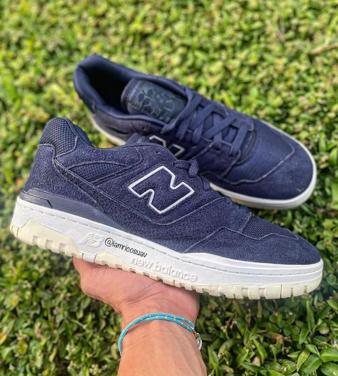 【リーク】ニューバランス × エメ レオン ドレ BB550 ネイビー/ホワイト” (New Balance × Aimé Leon Dore BB550 “Navy/White”)