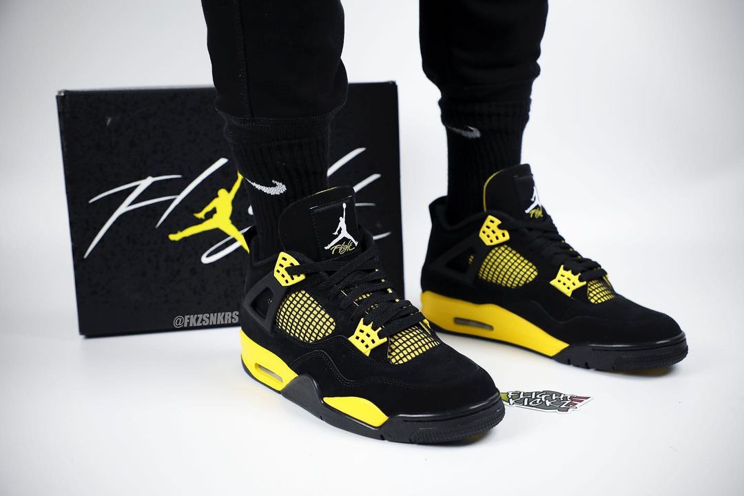 【国内 5/13 発売】ナイキ エア ジョーダン 4 “サンダー” (NIKE AIR JORDAN 4 “Thunder”) [DH6927-017]