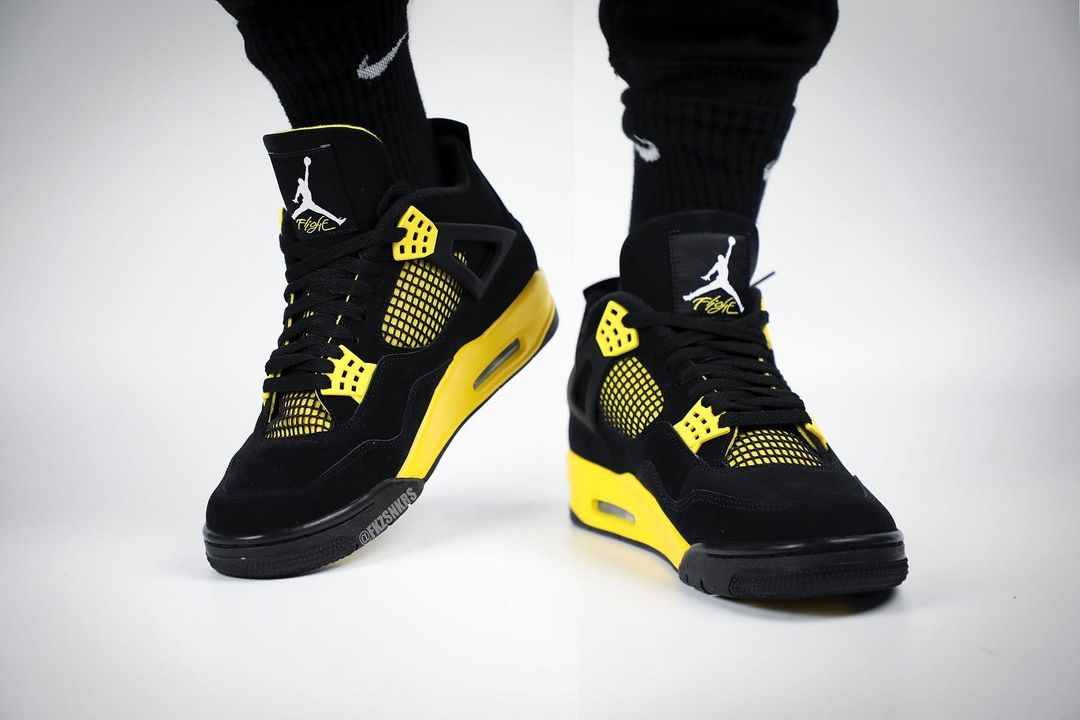 【国内 5/13 発売】ナイキ エア ジョーダン 4 “サンダー” (NIKE AIR JORDAN 4 “Thunder”) [DH6927-017]