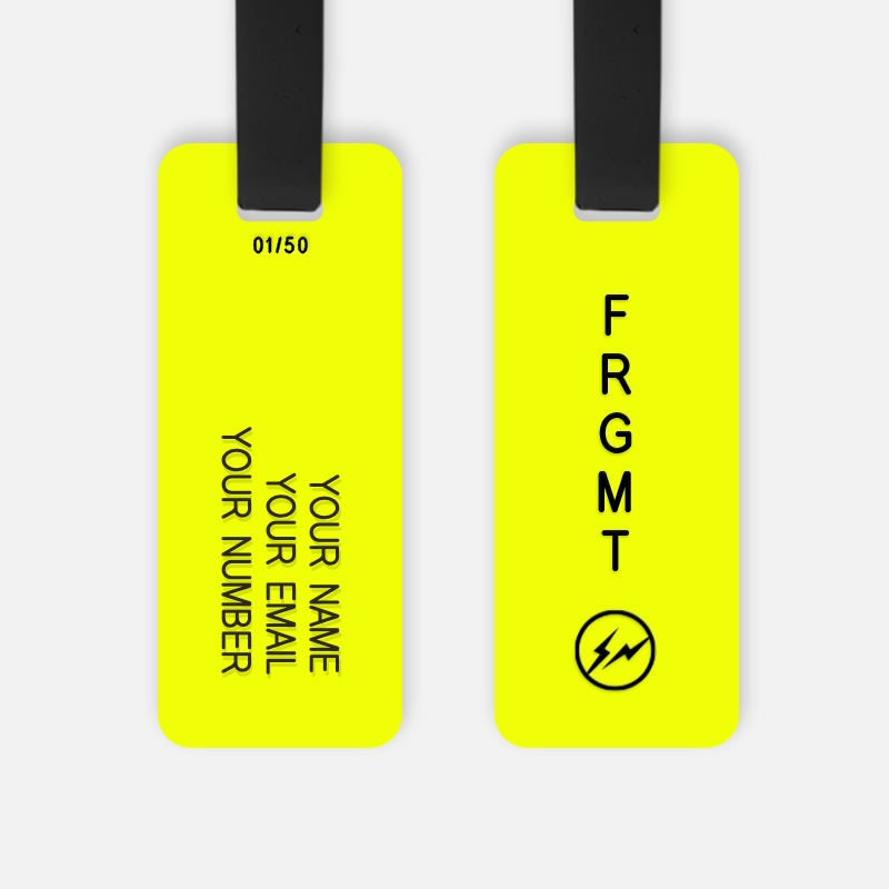 FRAGMENT x Various Keytags “LUGGAGE TAGS”が8/9 発売 (フラグメント 藤原ヒロシ ヴェアリィアスキータグス ラゲッジタグ)