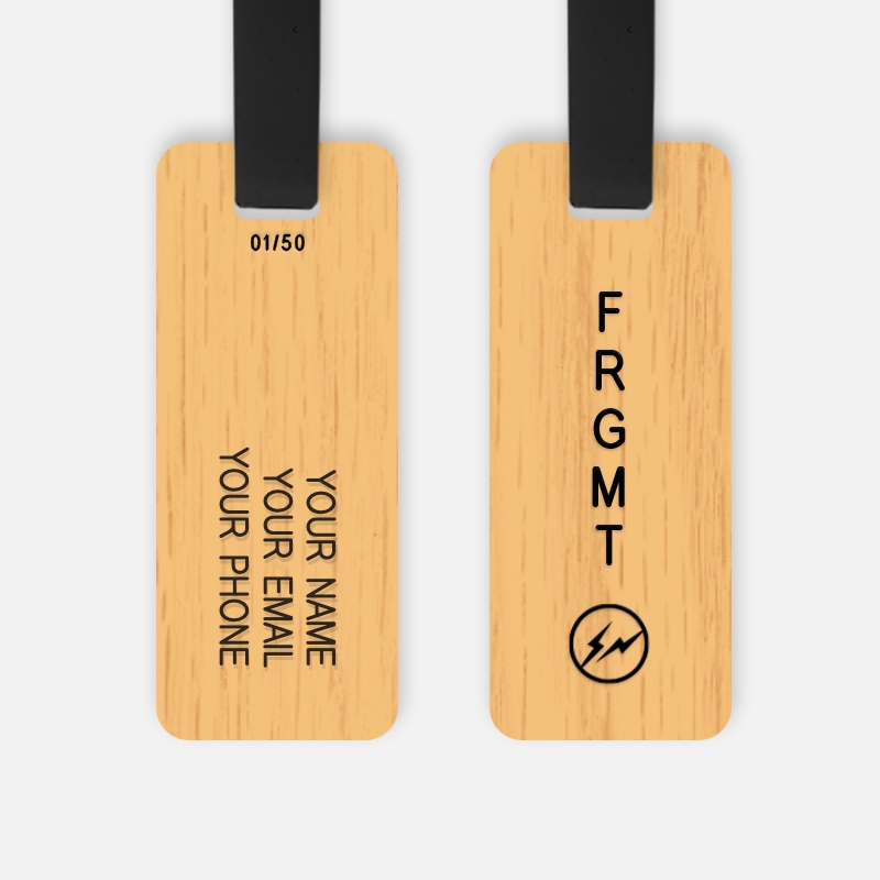 FRAGMENT x Various Keytags “LUGGAGE TAGS”が8/9 発売 (フラグメント 藤原ヒロシ ヴェアリィアスキータグス ラゲッジタグ)