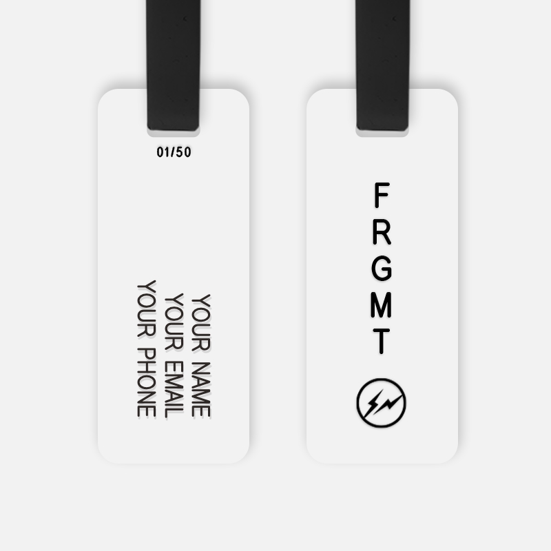 FRAGMENT x Various Keytags “LUGGAGE TAGS”が8/9 発売 (フラグメント 藤原ヒロシ ヴェアリィアスキータグス ラゲッジタグ)