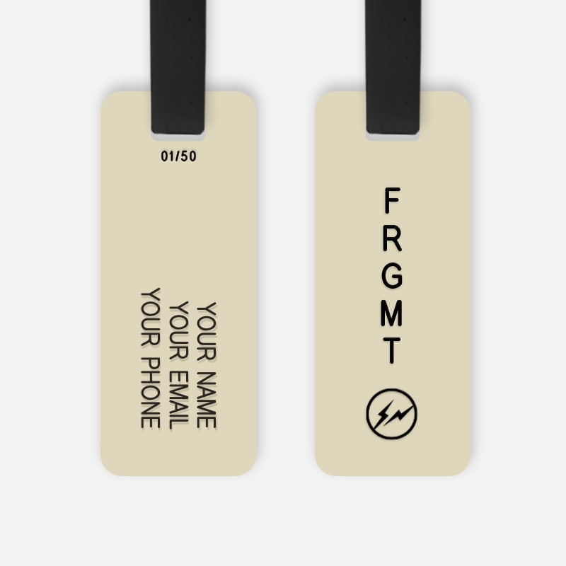 FRAGMENT x Various Keytags “LUGGAGE TAGS”が8/9 発売 (フラグメント 藤原ヒロシ ヴェアリィアスキータグス ラゲッジタグ)