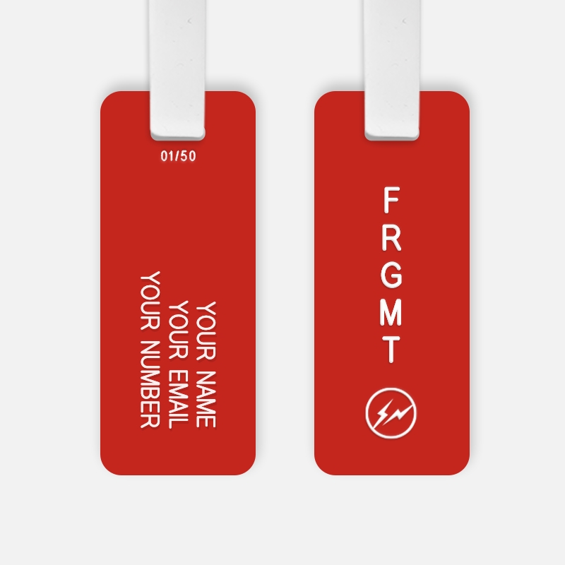 FRAGMENT x Various Keytags “LUGGAGE TAGS”が8/9 発売 (フラグメント 藤原ヒロシ ヴェアリィアスキータグス ラゲッジタグ)