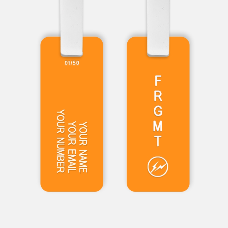 FRAGMENT x Various Keytags “LUGGAGE TAGS”が8/9 発売 (フラグメント 藤原ヒロシ ヴェアリィアスキータグス ラゲッジタグ)