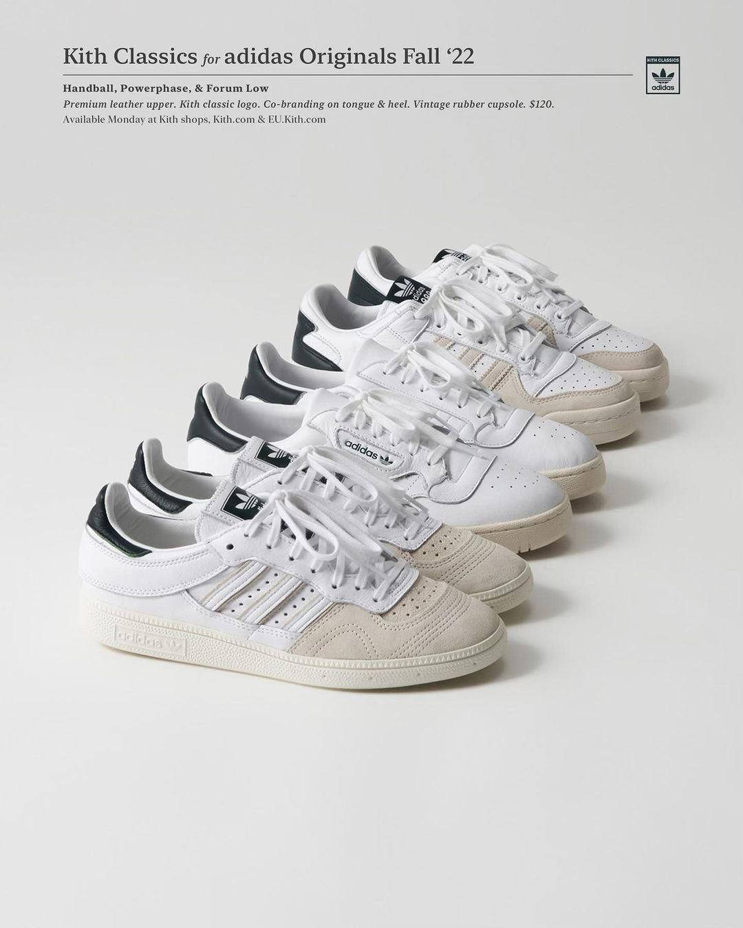 【9/19 発売予定】KITH for adidas Originals FORUM LOW/POWERPHASE/HANDBALL (キス アディダス オリジナルス フォーラム ロー/パワーフェーズ/ハンドボール)