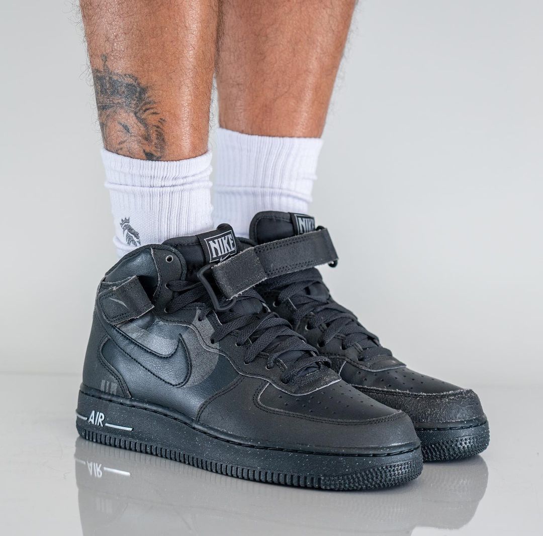 【国内 10/17 発売】 ナイキ エア フォース 1 ミッド “ハロウィン/オフノワール/ブラック” (NIKE AIR FORCE 1 MID “Halloween/Off Noir/Black”) [DQ7666-001]