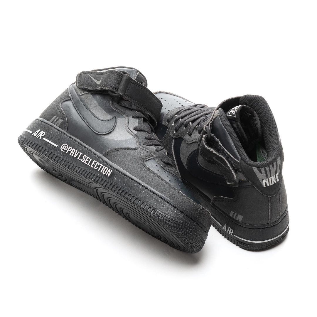 【国内 10/17 発売】 ナイキ エア フォース 1 ミッド “ハロウィン/オフノワール/ブラック” (NIKE AIR FORCE 1 MID “Halloween/Off Noir/Black”) [DQ7666-001]