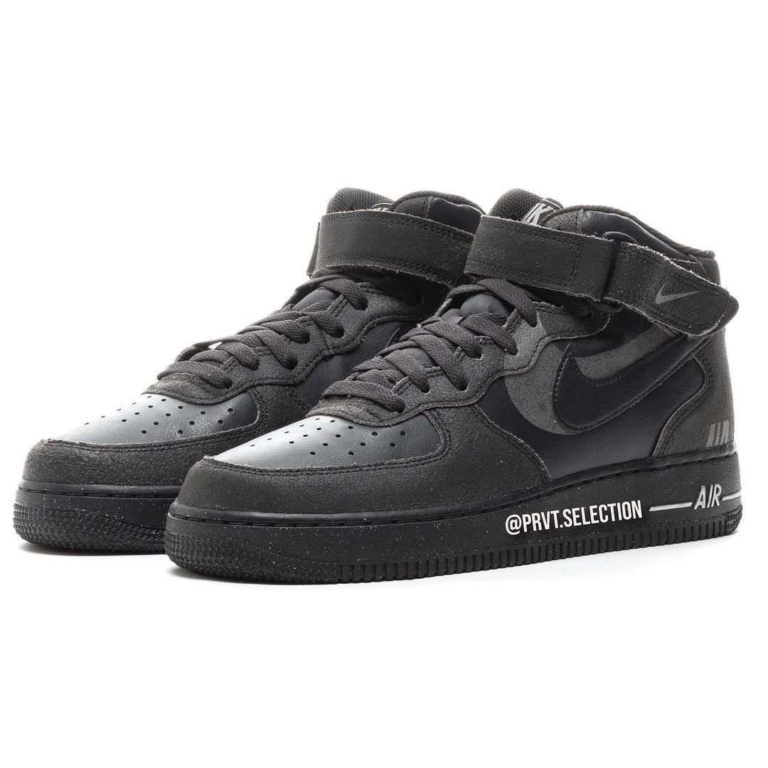 【国内 10/17 発売】 ナイキ エア フォース 1 ミッド “ハロウィン/オフノワール/ブラック” (NIKE AIR FORCE 1 MID “Halloween/Off Noir/Black”) [DQ7666-001]