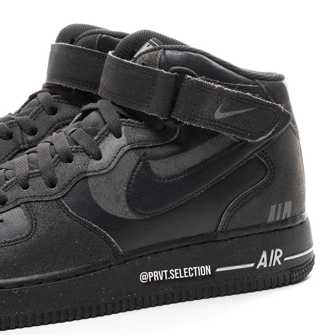 【国内 10/17 発売】 ナイキ エア フォース 1 ミッド “ハロウィン/オフノワール/ブラック” (NIKE AIR FORCE 1 MID “Halloween/Off Noir/Black”) [DQ7666-001]