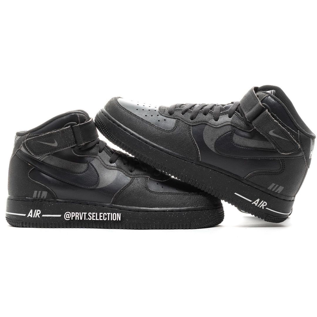 【国内 10/17 発売】 ナイキ エア フォース 1 ミッド “ハロウィン/オフノワール/ブラック” (NIKE AIR FORCE 1 MID “Halloween/Off Noir/Black”) [DQ7666-001]