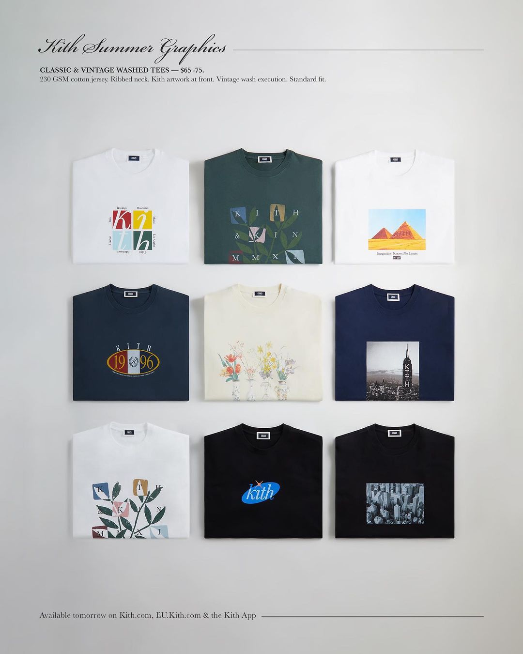 【Kith Summer Graphics】KITH MONDAY PROGRAM 2022年 8/8 発売 (キス)