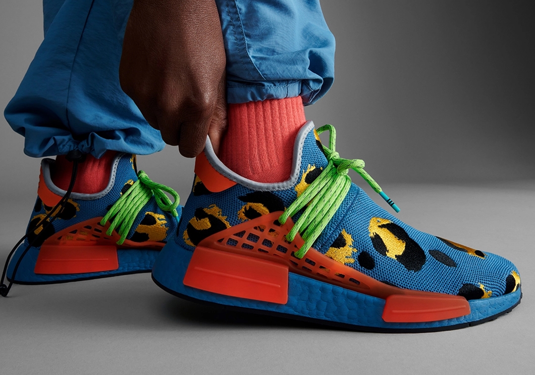 【国内 8/13 発売】Pharrell Williams × adiads Originals HU NMD “ANIMAL PRINT/Blue” (ファレル・ウィリアムス アディダス オリジナルス エヌエムディ “アニマルプリント/ブルー”) [HP3220]