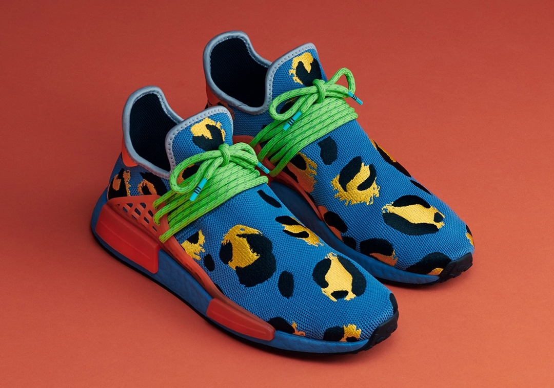 【国内 8/13 発売】Pharrell Williams × adiads Originals HU NMD “ANIMAL PRINT/Blue” (ファレル・ウィリアムス アディダス オリジナルス エヌエムディ “アニマルプリント/ブルー”) [HP3220]