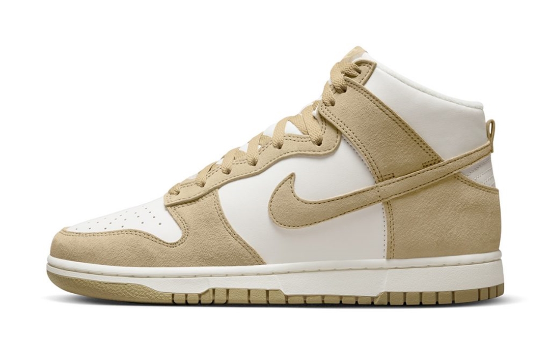 【国内 11/2 発売】ナイキ ダンク ハイ “ホワイト/タンスエード” (NIKE DUNK HIGH “White/Tan Suede”) [DQ7679-001]