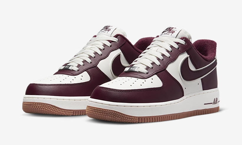 2022年 発売予定！ナイキ エア フォース 1 ロー “カレッジパック/マルーン/ナイビー/ガム” (NIKE AIR FORCE 1 LOW “College Pack/Maroon/Navy/Gum”) [DQ7659-101/DQ7659-102]