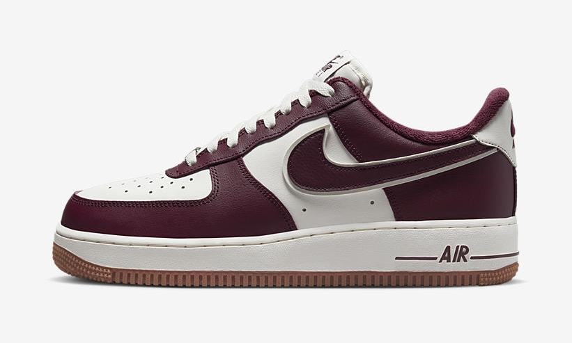 2022年 発売予定！ナイキ エア フォース 1 ロー “カレッジパック/マルーン/ナイビー/ガム” (NIKE AIR FORCE 1 LOW “College Pack/Maroon/Navy/Gum”) [DQ7659-101/DQ7659-102]