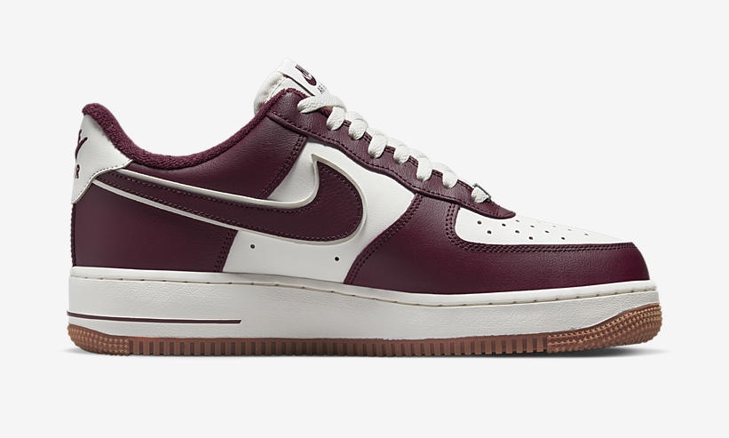 2022年 発売予定！ナイキ エア フォース 1 ロー “カレッジパック/マルーン/ナイビー/ガム” (NIKE AIR FORCE 1 LOW “College Pack/Maroon/Navy/Gum”) [DQ7659-101/DQ7659-102]