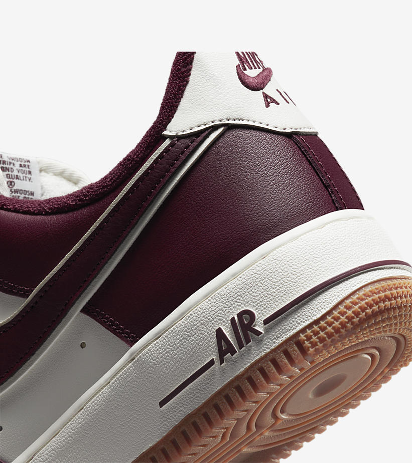 2022年 発売予定！ナイキ エア フォース 1 ロー “カレッジパック/マルーン/ナイビー/ガム” (NIKE AIR FORCE 1 LOW “College Pack/Maroon/Navy/Gum”) [DQ7659-101/DQ7659-102]