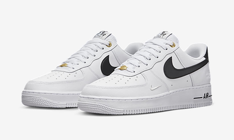 【国内 10/13 発売】ナイキ エア フォース 1 07 ロー “40周年/ホワイト/ブラック” (NIKE AIR FORCE 1 07 LOW 40th “White/Black”) [DQ7658-100]