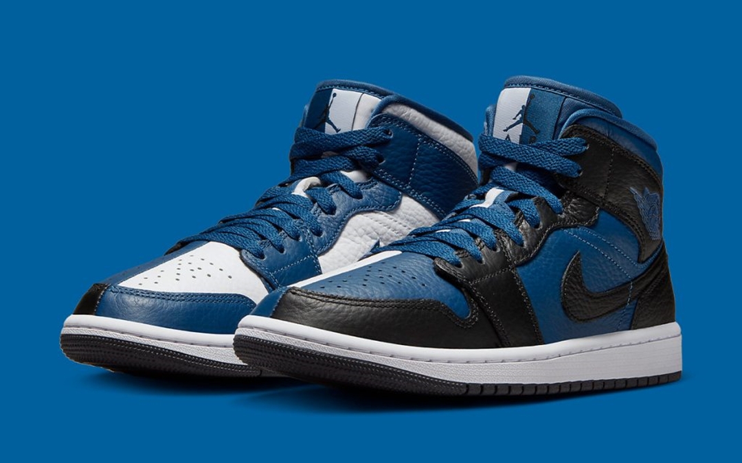 2022年 発売予定！ナイキ エア ジョーダン 1 ミッド “スプリット/ロイヤル/ブラック” (NIKE AIR JORDAN 1 MID “Split/Royal/Black”) [DV9872-401]