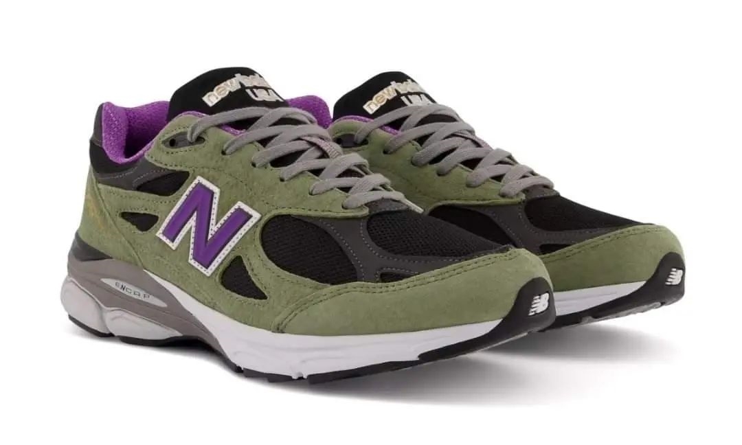 【国内 9/9 発売】New Balance M990v3 TC3 “Green/Black/Purple” (ニューバランス)