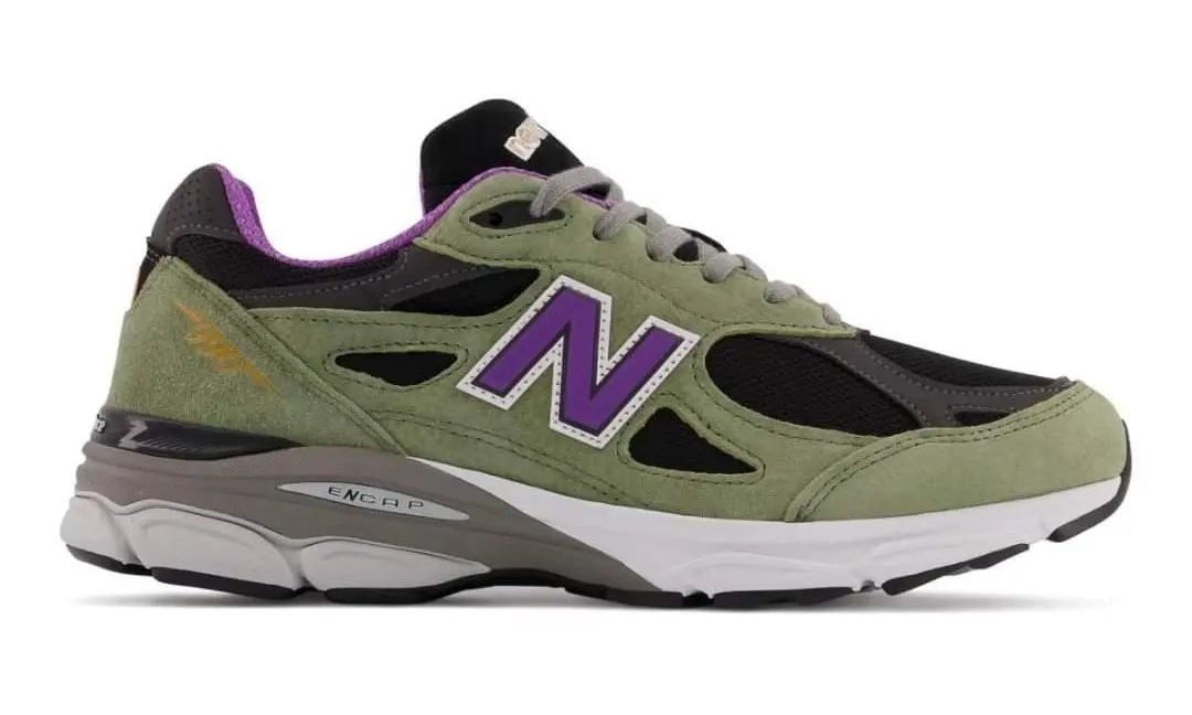 【国内 9/9 発売】New Balance M990v3 TC3 “Green/Black/Purple” (ニューバランス)