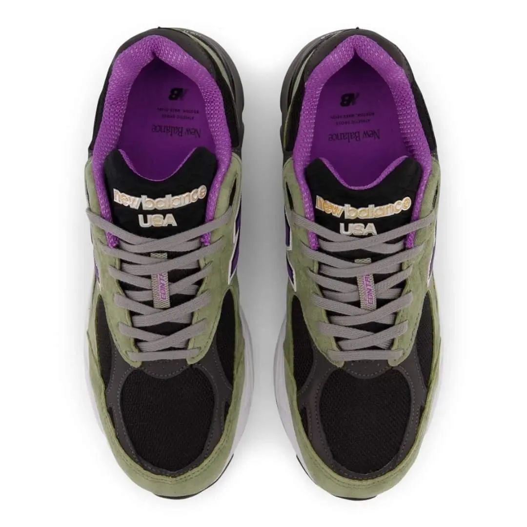 【国内 9/9 発売】New Balance M990v3 TC3 “Green/Black/Purple” (ニューバランス)