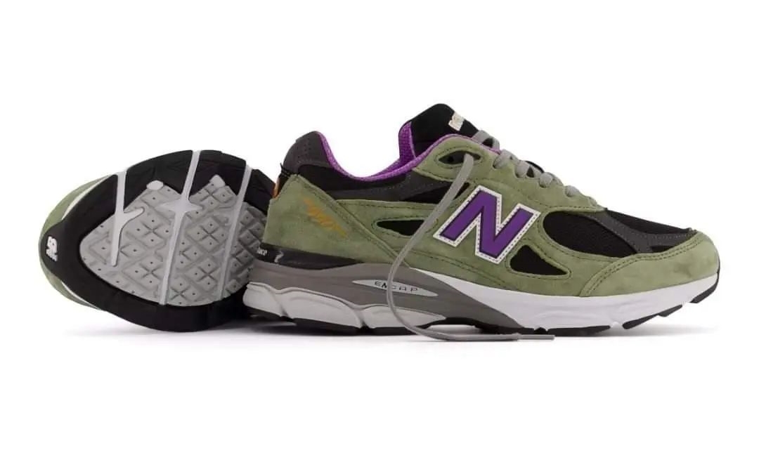 【国内 9/9 発売】New Balance M990v3 TC3 “Green/Black/Purple” (ニューバランス)