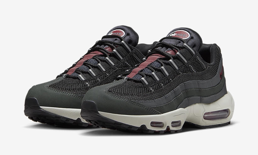 2022年 発売予定！ナイキ エア マックス 95 “グレー/チームレッド” (NIKE AIR MAX 95 “Grey/Team Red”) [DQ3982-001]