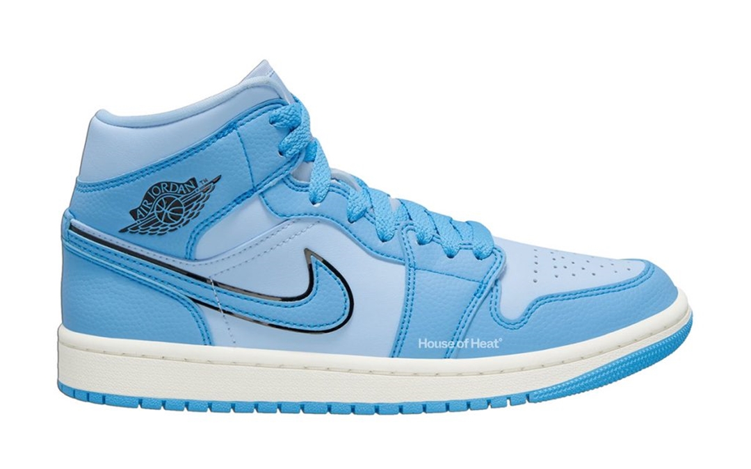 2022年 発売予定！ナイキ エア ジョーダン 1 ミッド “ノースカロライナ・ターヒールズ” (NIKE AIR JORDAN 1 MID “North Carolina Tar Heels”)