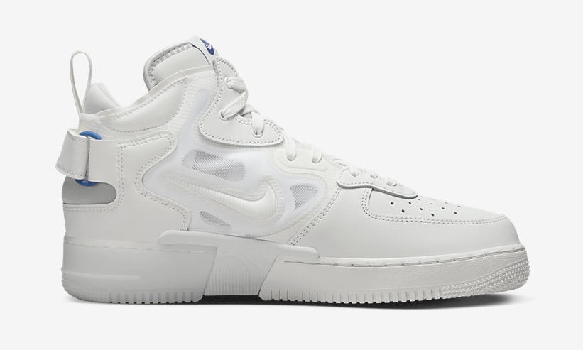 【国内 9/1 発売】ナイキ エア フォース 1 ミッド リアクト “ホワイト” (NIKE AIR FORCE 1 MID REACT “White”) [DQ1872-101]