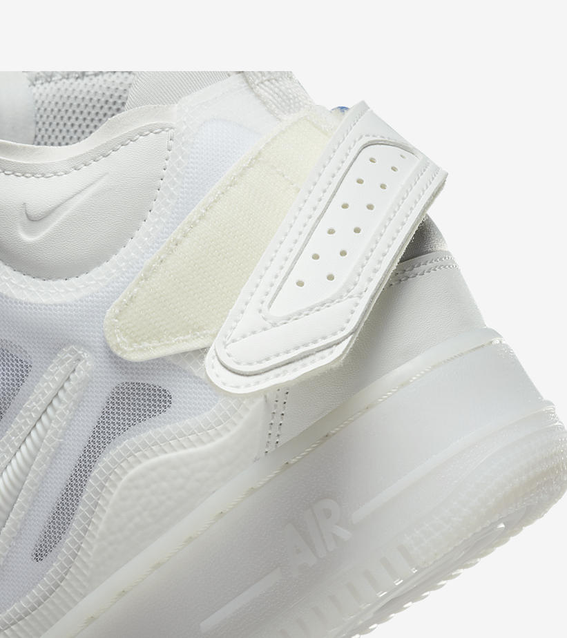 【国内 9/1 発売】ナイキ エア フォース 1 ミッド リアクト “ホワイト” (NIKE AIR FORCE 1 MID REACT “White”) [DQ1872-101]