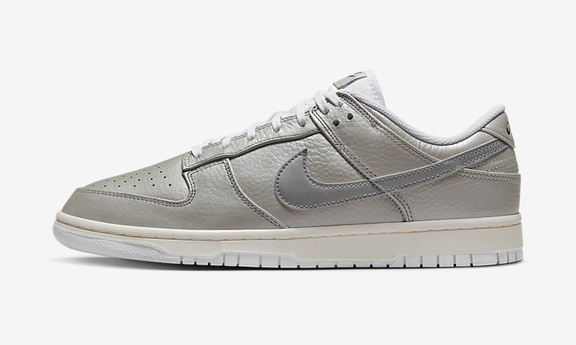 【国内 8/27、9/1 発売】ナイキ ダンク ロー SE “メタリックシルバー/セイル” (NIKE DUNK LOW SE “Metallic Silver/Sail”) [DX3197-095]