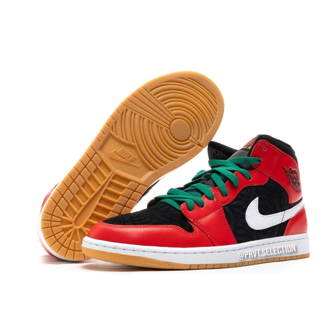 【国内 11/25 発売】ナイキ エア ジョーダン 1 ミッド “メリークリスマス/ホリデースペシャル” (NIKE AIR JORDAN 1 MID “Merry Xmas/Holiday Special”) [DQ8417-006]