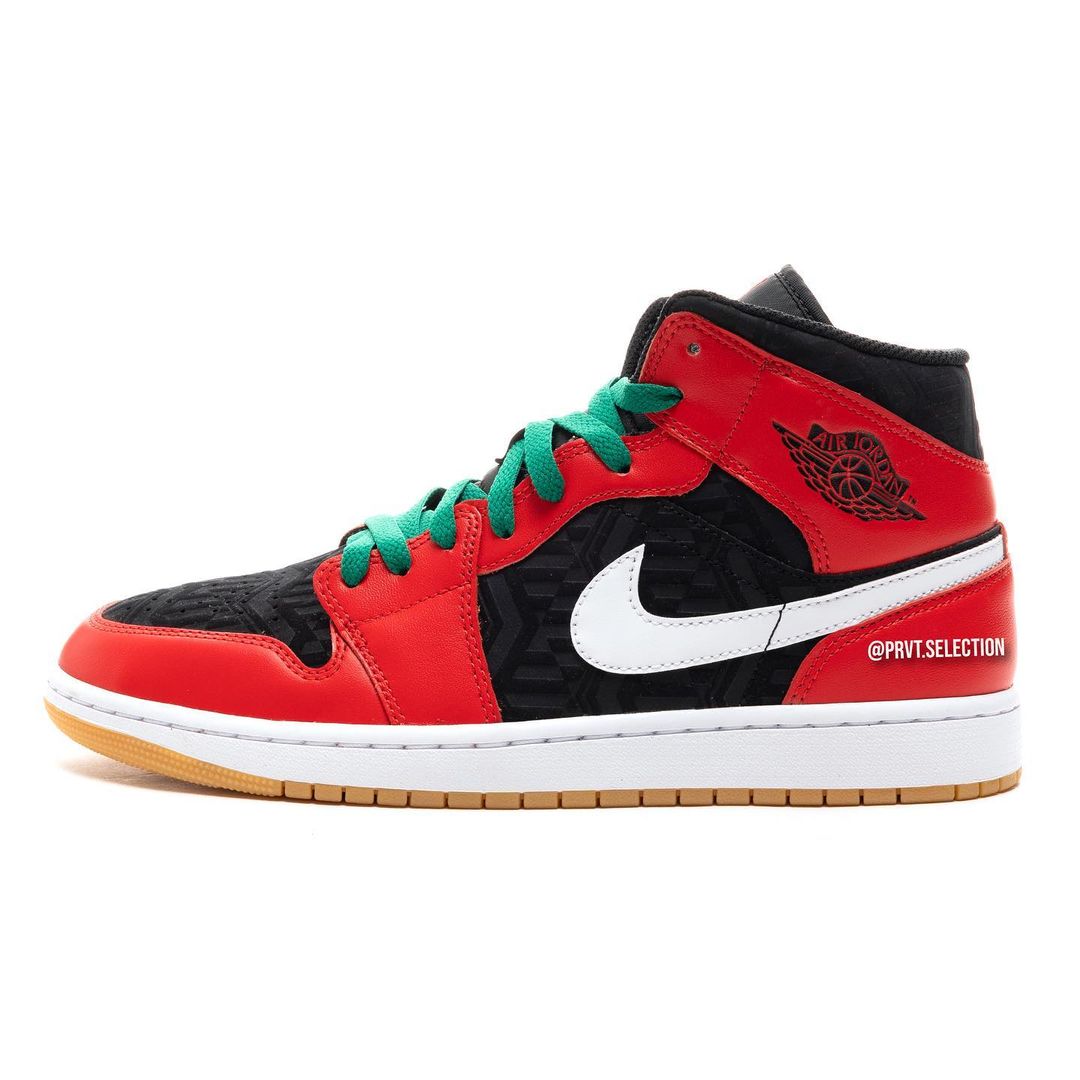 【国内 11/25 発売】ナイキ エア ジョーダン 1 ミッド “メリークリスマス/ホリデースペシャル” (NIKE AIR JORDAN 1 MID “Merry Xmas/Holiday Special”) [DQ8417-006]